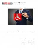 Proyecto de Título: Discapacidad y los partidos políticos con representación parlamentaria en Chile