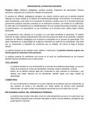 PALABRA CLAVES DE PROCESO DE PRACTICA DOCENTE