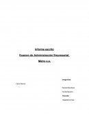 Examen de Administración Empresarial: Metro s.a.
