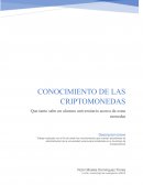 Criptomonedas