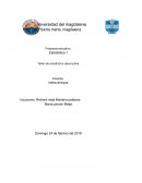 Trabajo de estadistica descriptiva