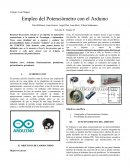 Empleo del Potenciómetro con el Arduino