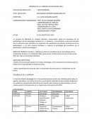 INFORME DE LA II JORNADA DE REFLEXION-2019