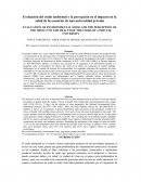 Evaluación del ruido ambiental y la percepción