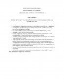 Plan de comisión guardias y homenajes