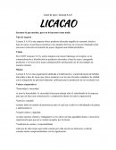 Licor de caco / Licacao S.A.S