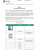 Práctica “Principios básicos de Mac”