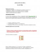 AMPLIACIÓN DE FÍSICA Ley de Ohm