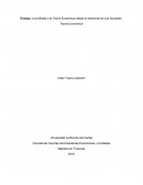 Una Mirada a la Teoría Económica desde lo elemental de una Sociedad