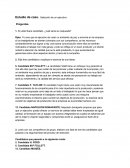 Estudio de caso. Selección de un ejecutivo