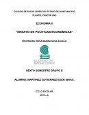 Políticas Económicas: Fiscal