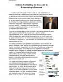 LA IMPORTANCIA DE RAIMONDI EN LA PALEONTOLOGIA PERUANA