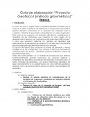 Guía de elaboración “Proyecto Geofísica I (método gravimétrico)”