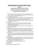 MANTENIMIENTO DE MOTORES DIESEL