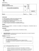 EVALUACIÓN DIAGNÓSTICA 25
