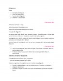 Obligaciones I Curso