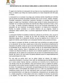 IMPORTANCIA DE LOS ROLES FAMILIARES LA EDUCACIÓN DE LOS HIJOS