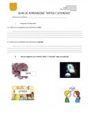 GUÍA DE APRENDIZAJE “MITOS Y LEYENDAS”