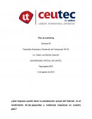 Plan de marketing Semana #3 Pequeñas Empresas y Desarrollo de Franquicias V6120