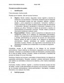 Formato de análisis de puesto : Auxiliar de jefe