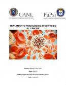 Tratamiento psicológico efectivo en el cáncer