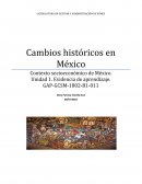 Cambios históricos de México