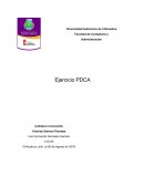Ejercicio pdca