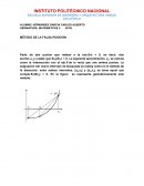 MÉTODO DE LA FALSA POSICIÓN