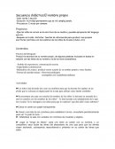 Secuencia didáctica:El nombre propio