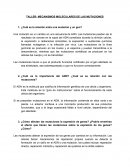 TALLER: MECANISMOS MOLECULARES DE LAS MUTACIONES