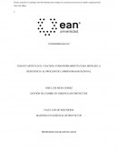 ENSAYO ARTICULO EL COACHING COMO HERRAMIENTA PARA MITIGAR LA RESISTENCIA AL PROCESO DE CAMBIO ORGANIZACIONAL