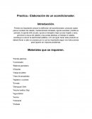Elaboración de acondicionador