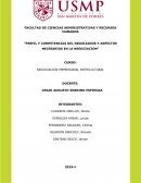 PERFIL Y COMPETENCIAS DEL NEGOCIADOR Y ASPECTOS NECESARIOS EN LA NEGOCIACION”