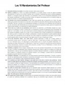 Los 10 Mandamientos Del Profesor Según George Pólya