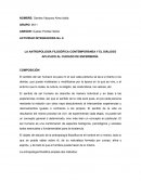 LA ANTROPOLOGÍA FILOSÓFICA CONTEMPORÁNEA Y EL DIÁLOGO APLICADO AL CUIDADO DE ENFERMERÍA