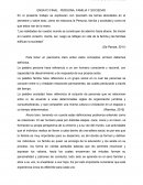 ENSAYO FINAL: PERSONA, FAMILIA Y SOCIEDAD