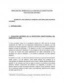 ANALISIS DEL DERECHO A LA VIDA EN LA CONSTITUCIÓN POLITICA DEL ESTADO