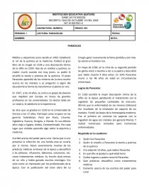 Taller de Lectura Paracelso. Página 1