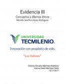 Evidencia III Conceptos y dilemas éticos