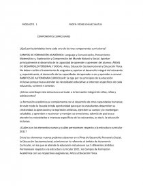 PRODUCTO APRENDIZAJES CLAVE. Página 1