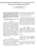 Análisis del modelo OSI aplicado al reconocimiento de los procesos de comunicación de datos