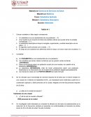 Estadística Descriptiva ¿Cuáles es la unidad de estudio?