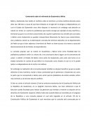 Comentario sobre el referendo de Guatemala y Belice