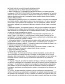 Generalidades de la metodología