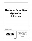 Química Analítica Aplicada: Informes