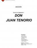 Guión de Adaptación: DON JUAN TENORIO