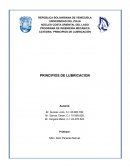 Principios de Lubricación