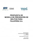 PROPUESTA DE MODELO DE PREVENCIÓN DE DELITOS PARA FALAFERIA S.A