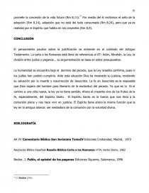 LA JUSTIFICACIÓN EN LA EPÍSTOLA A LOS ROMANOS. Página 10