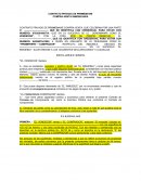 Promesa de Compra - Venta de inmueble